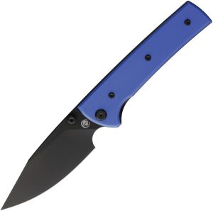 Chaves Knives Scapegoat 229 Linerlock Folding Knife Blue G10 3.63" Elmax