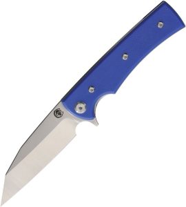 Chaves Knives Sangre Street Linerlock Folding Knife Blue G10 3.25" Elmax