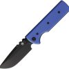 Chaves Knives NTAK Redencion Linerlock Folding Knife 3.5" Elmax Blue G10