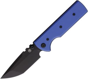 Chaves Knives NTAK Redencion Linerlock Folding Knife Blue G10