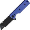 Chaves Knives C.H.U.B. Flipper Linerlock Blue G10 Utility Blade