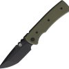 Chaves Redencion 229 Linerlock Folding Knife 3.5" Elmax Tanto OD Green