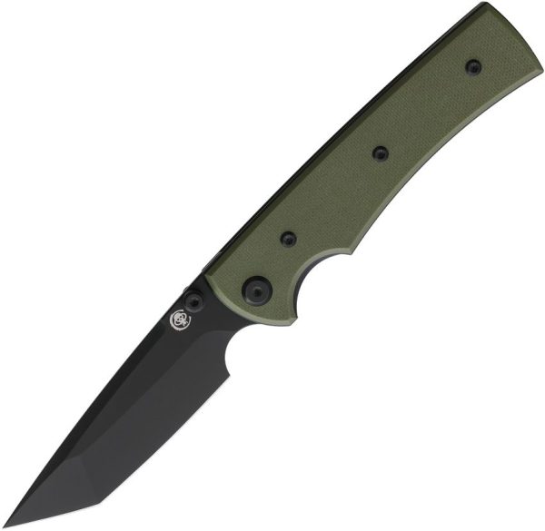 Chaves Knives Liberation 229 Folding Knife 3.5" Elmax OD Green