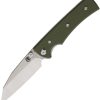 Chaves Knives Sangre 229 Linerlock Folding Knife 3.5" Elmax Wharncliffe OD Green