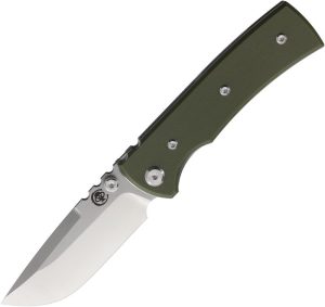 Chaves Knives Redencion Street Folding Knife 3" Elmax Linerlock OD Green