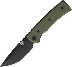 Chaves Knives Redencion Street Linerlock Folding Knife OD Green