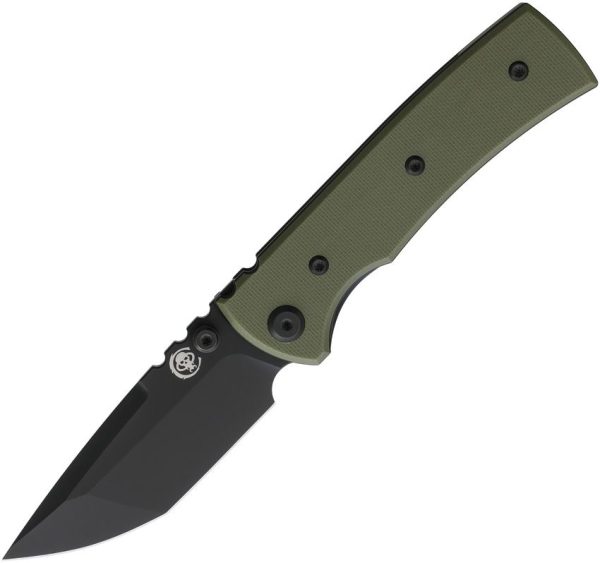 Chaves Knives Redencion Street Linerlock Folding Knife OD Green