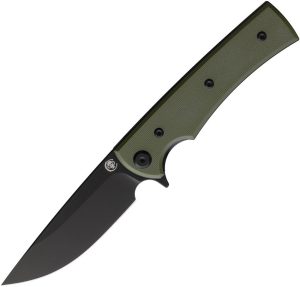Chaves Knives Liberation Street Linerlock Folding Knife OD Green