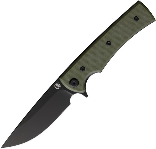 Chaves Knives Liberation Street Linerlock Folding Knife OD Green