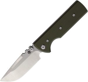 Chaves NTAK Redencion Linerlock Folding Knife 3.5" Elmax OD Green