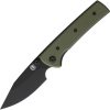 Chaves Knives Scapegoat Street Linerlock Folding Knife 3.38" Elmax Blade OD Green