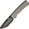 Chaves Knives Redencion 229 Framelock 3.5in Black DLC M390 Tanto