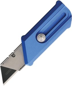 Chaves Knives C.H.U.B. Slipper Folding Knife Blue 3in Closed