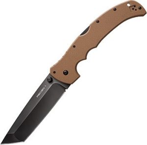 Lynn Thompson Collection XL Recon 1 Lockback Folding Knife Brown