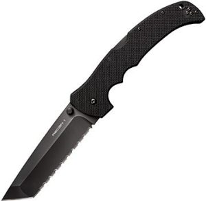 Lynn Thompson Collection XL Recon 1 Lockback Folding Knife, 5.25" Blade, Black (CHLT00035)