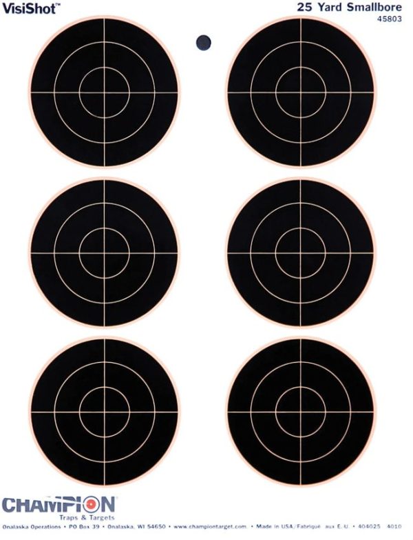 Visicolor Target Circle 3"10pk