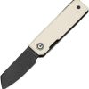 CIVC250363-1.jpg Civivi Kukei Linerlock Ivory Folding Knife 2" Nitro V