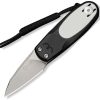 CIVC250542-1.jpg Civivi Purr Slip Joint Folding Knife 1.88" Nitro V Black/White