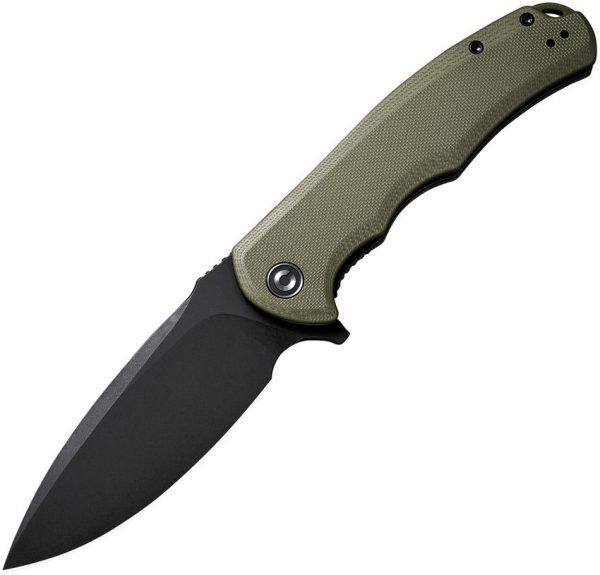 Civivi Praxis Linerlock Folding Knife 3.75" 9Cr18MoV Green G10