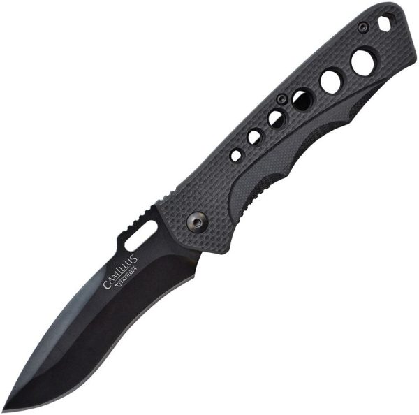 Camillus Rage Folder 3in Blade Black Linerlock