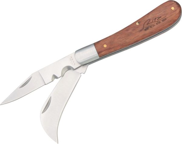 Rite Edge Electricians Folding Knife 4" Closed Stainless Hawkbill