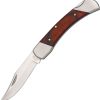 Rite Edge Big John Lockback Folding Knife 5" Brown Wood