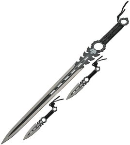 China Made Monster Sword Set Black - 3-Piece