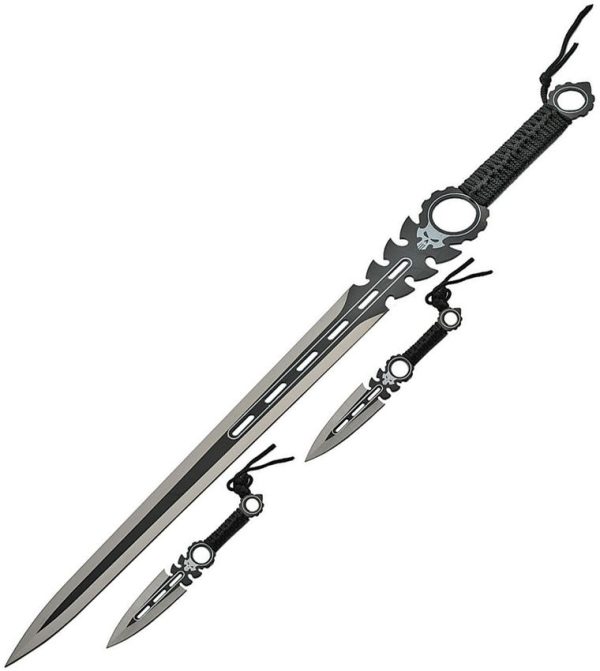 China Made Monster Sword Set Black - 3-Piece