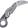 CRKT Provoke Kinematic 2.38" D2 Folding Knife Gray Aluminum