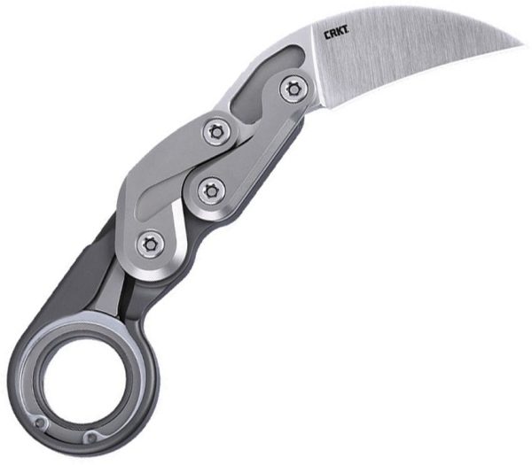 CRKT Provoke Kinematic 2.38" D2 Folding Knife Gray Aluminum