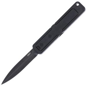 CRKT Gravitic Flip Manual OTF Folding Knife 3.13" Black