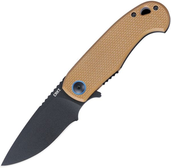 CRKT P.S.D. II Assisted Folding Knife 3" AUS-10A Blade Coyote Brown