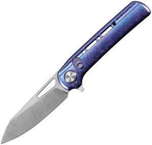 Critical Strike Starfall SwingLok Folding Knife 3.13" LC200N Purple Titanium