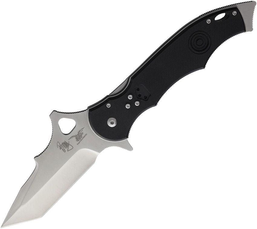 CSSD Abaniko 2 Redonda Tanto Folding Knife 4" Black G10