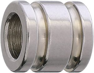 Silver Titanium Tube Bead