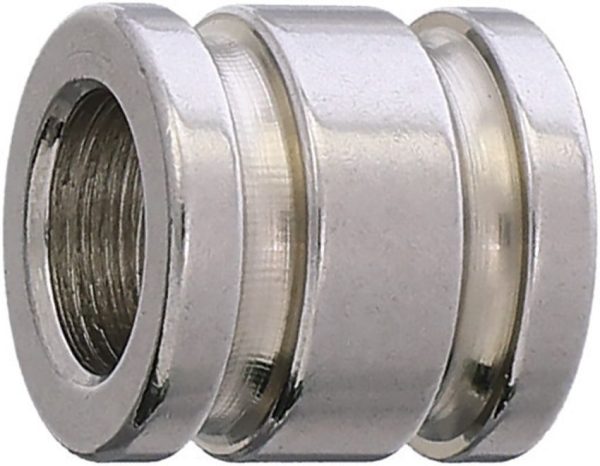 Silver Titanium Tube Bead