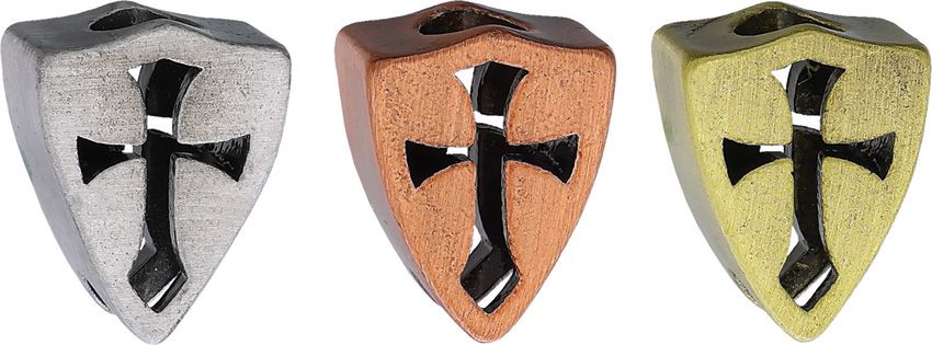 3PC Metal Cross Bead Set