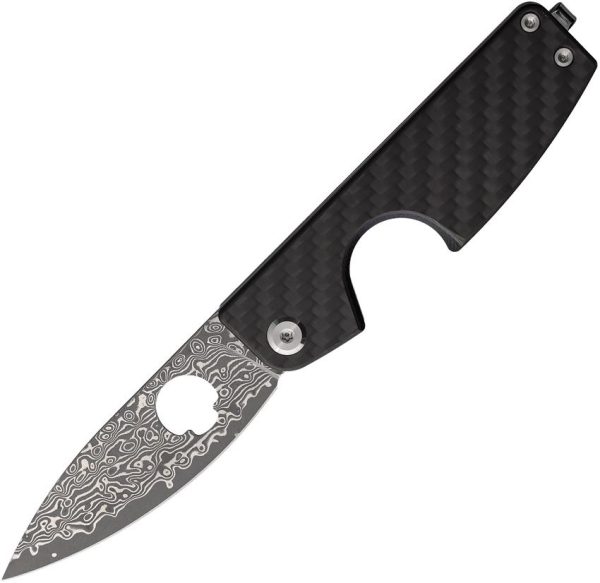 Cigar Linerlock CF/Damascus