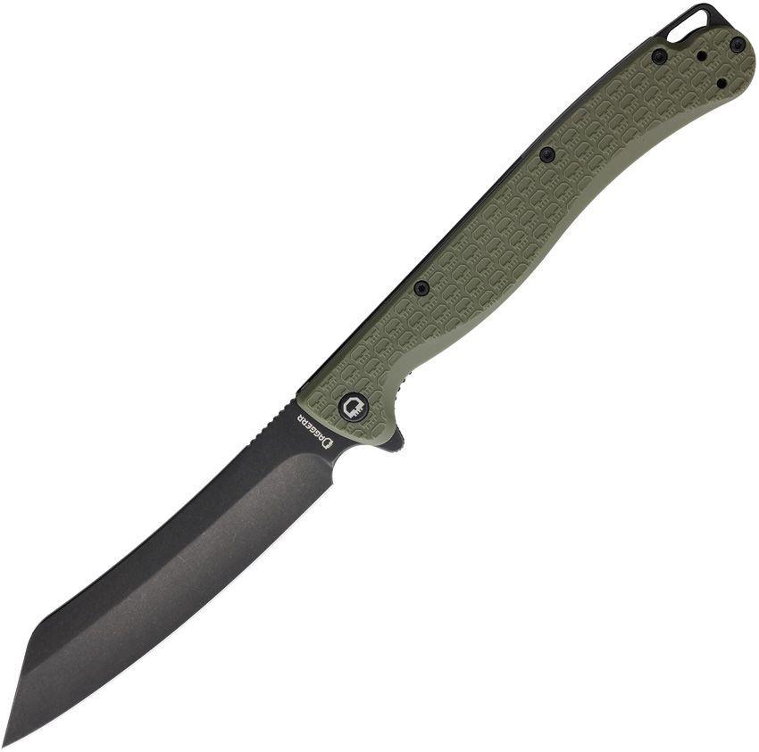 Daggerr Tesak Linerlock Folding Knife 4.88" Black Stonewash