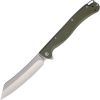 Daggerr Knives Tesak Linerlock Folding Knife OD Green 4.88"