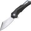 Dreamtech Linerlock Folding Knife 3" D2 Black G10 Carbon Fiber