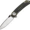 Dreamtech Linerlock Folding Knife 3.13" 14C28N Green G10
