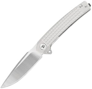 Dreamtech Linerlock Folding Knife 3.13" D2 Satin White G10