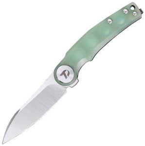 Dreamtech Linerlock Folding Knife 3.25" D2 Jade G10