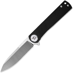 Dreamtech Linerlock G10 Black Folding Knife 3.25" D2