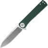 Dreamtech Linerlock G10 Green Folding Knife 3.25" D2