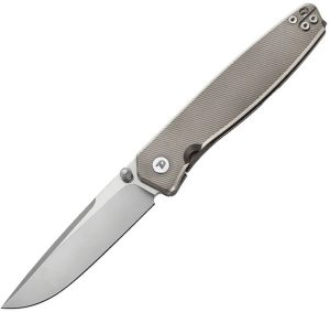 DTK4194TG-1.jpg Dreamtech Framelock Folding Knife 3.38" D2 Blade Titanium Handle