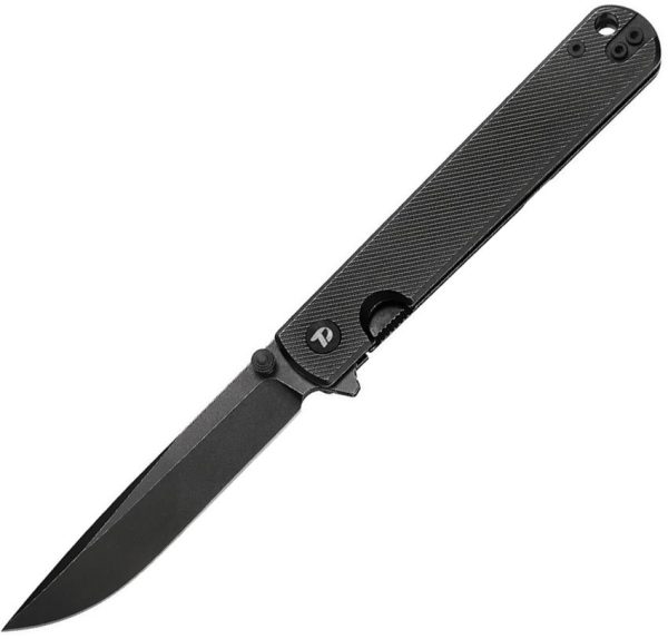 Dreamtech Framelock Folding Knife 3.5" D2 Black Titanium