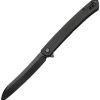 DTK4224TBL-1.jpg Dreamtech Framelock Ti Black Folding Knife 3.75" D2 Blade