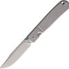 DTK4274TG-1.jpg Dreamtech Framelock Folding Knife Gray Titanium 3" D2 Steel